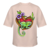 Charming Chameleon Blush: Oversized Tee