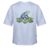 Tranquil Froggy Blue: Oversized Tee