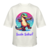 Lizard White: Chic Oversized Tee