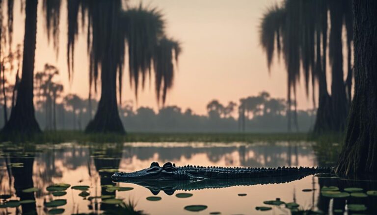 alligators sleep in water