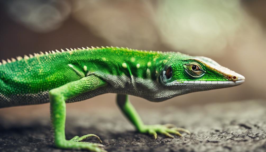 anole lizard characteristics described