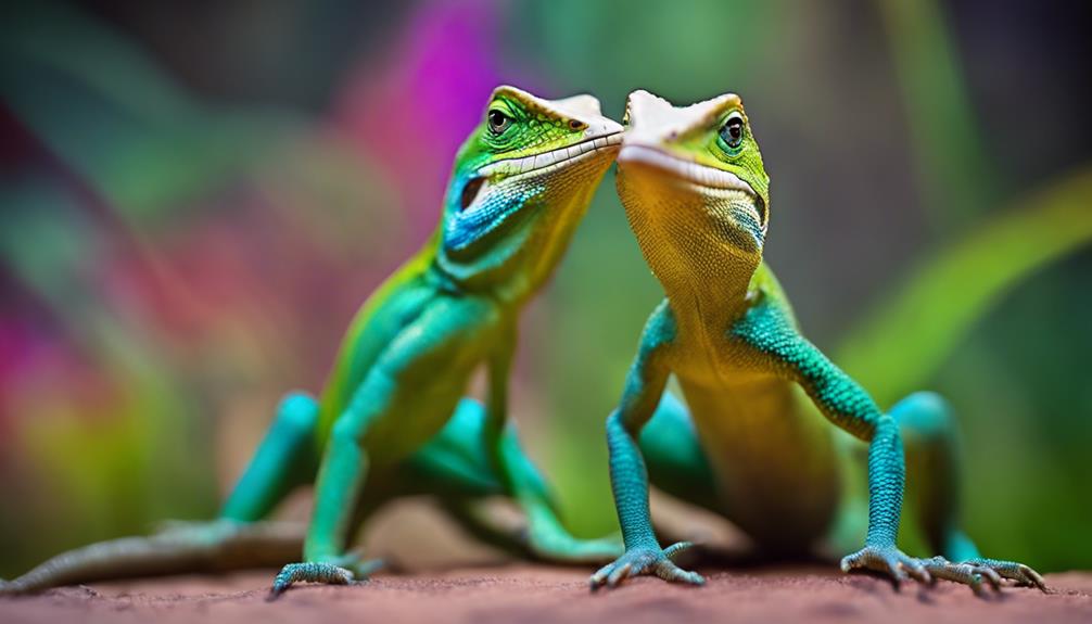 anolis carolinensis courtship behavior