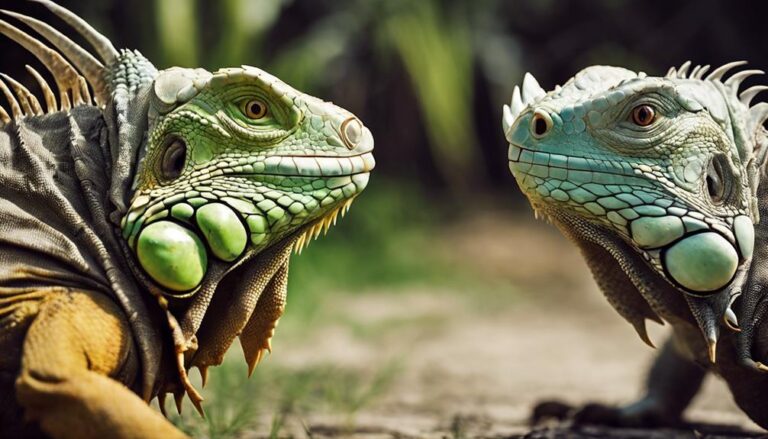gender differences in iguanas