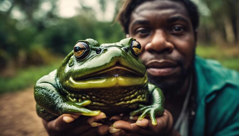 giant frog breeding project