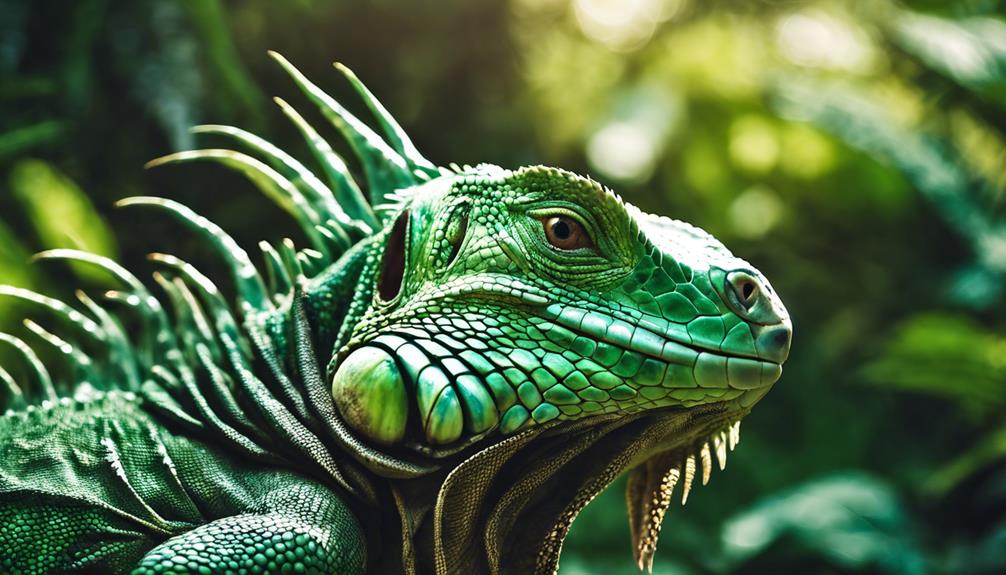 green iguanas third eye