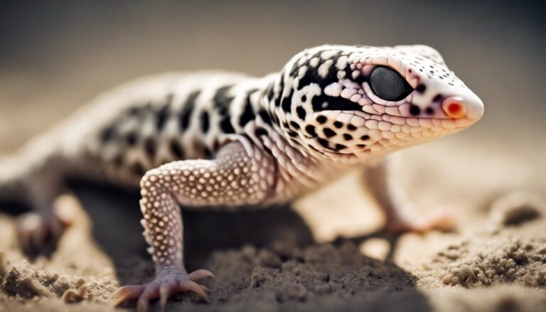 leopard gecko changing color