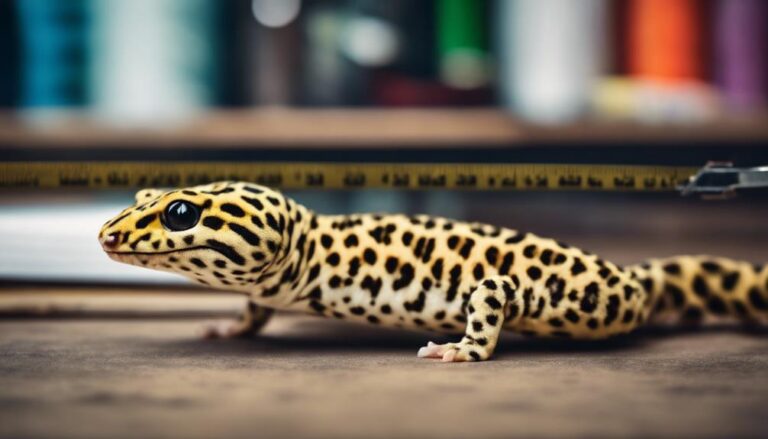 leopard gecko size information