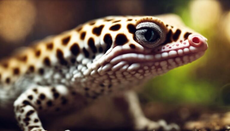 leopard gecko throat movement