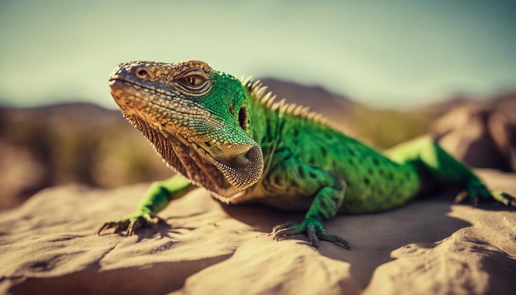 lizard head bobbing behavior