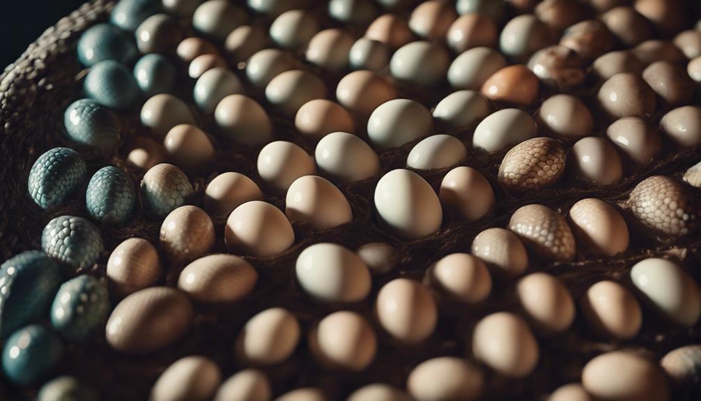 snake eggs are oval shaped