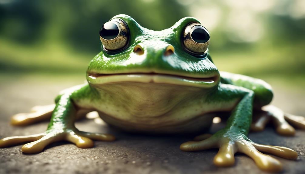 unusual frog diet choice
