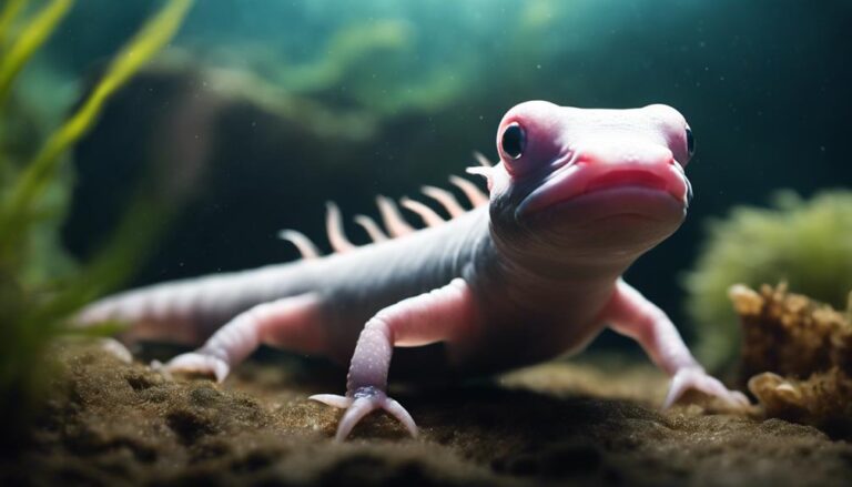 average size of axolotls