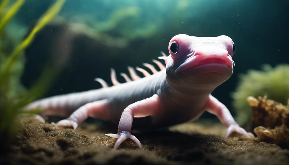average size of axolotls