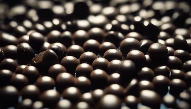 small brown pellet shapes